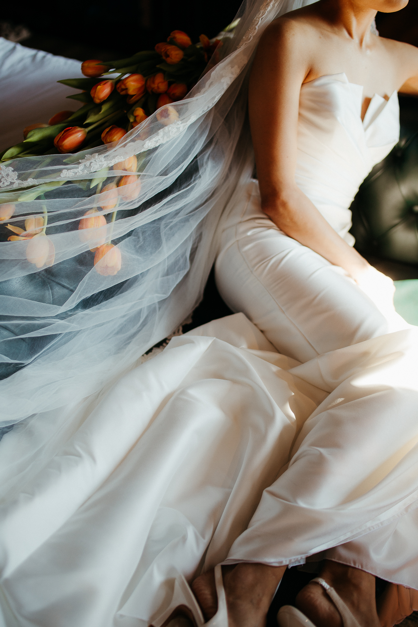 Diana and Mario share an intimate moment, photographed by David Tovar