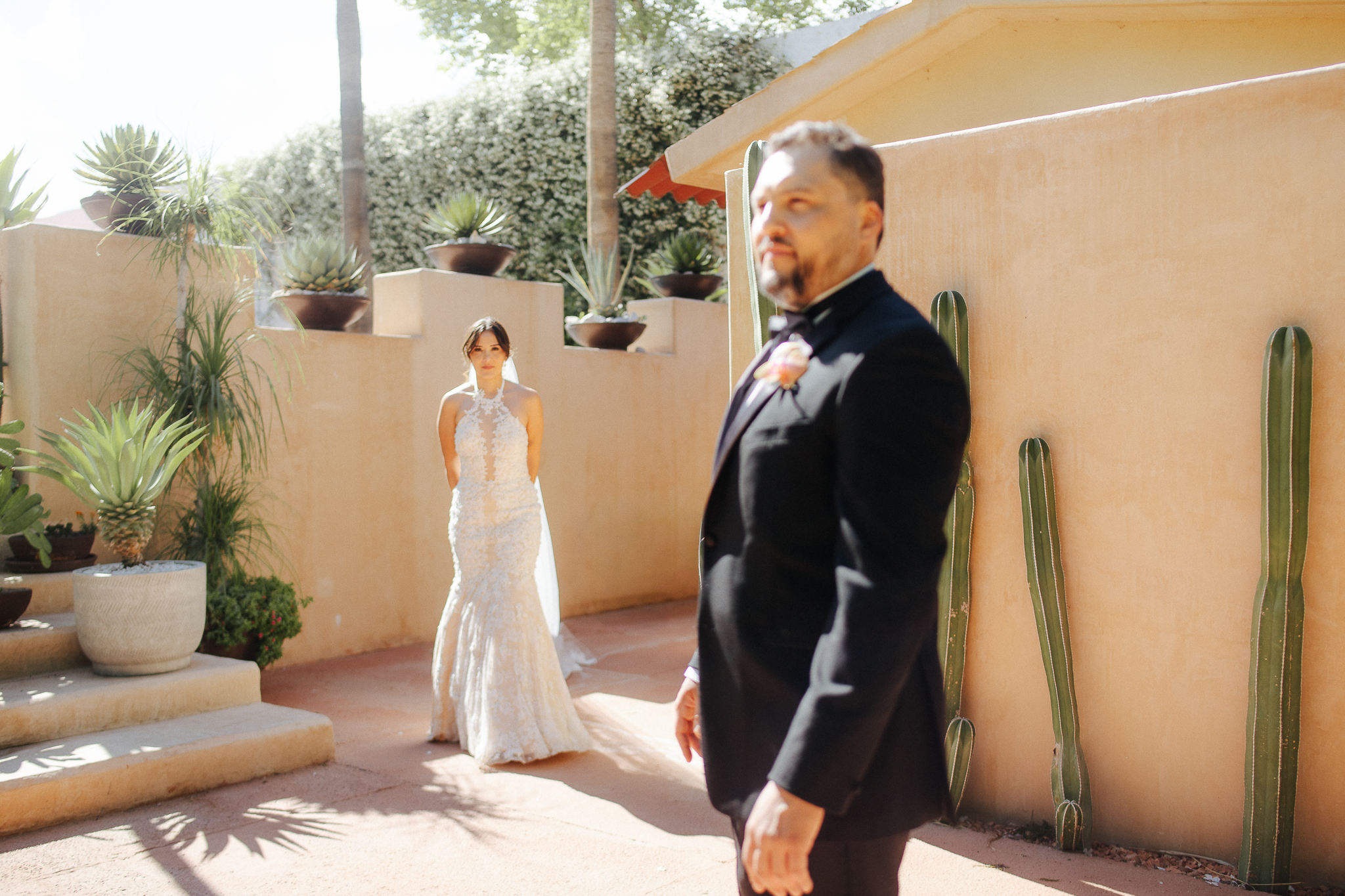 Kenya and Alfonso's wedding portrait, documented by David Tovar
