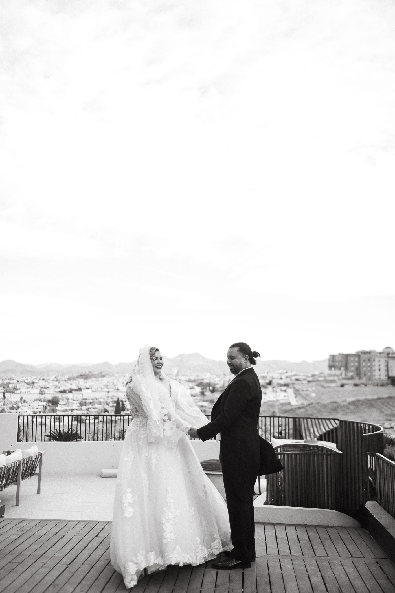 Maura and Daniel's wedding day, photographed by David Tovar